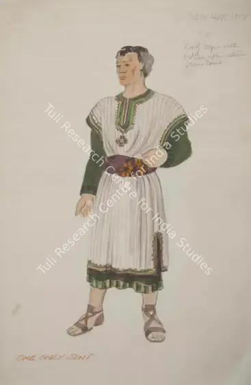 Wyler, William (Director), Ben-Hur, 1959 | Costume Sketch | CinemaEducation | 00790088