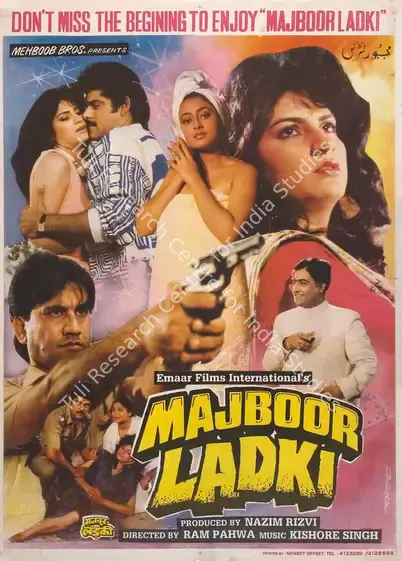 Rizvi, Nazim (Producer), Majboor Ladki, 1991 | Full Sheet Poster | CinemaEducation | 00767676