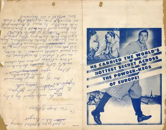 Hathaway, Henry (Director), Diplomatic Courier, 1952 | Handbill | CinemaEducation | 00894283