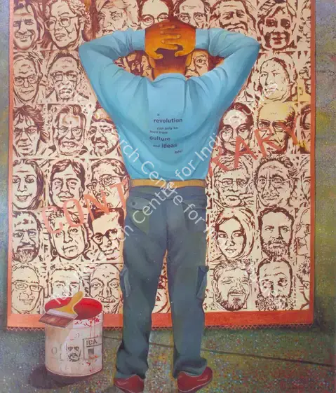 Munshi, Veer (Artist). Contemporary. Acrylic and Oil on canvas, 2006 | Painting | FineArts | 00576233