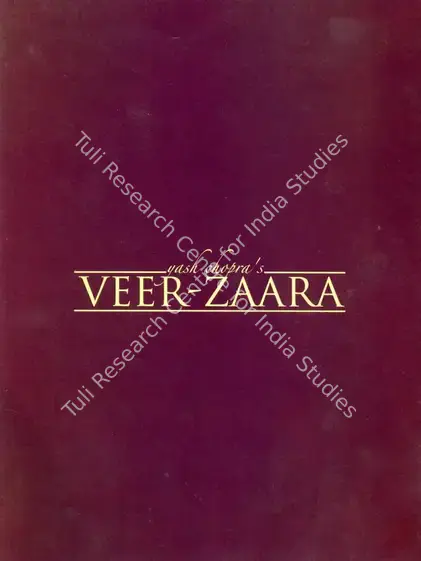 Chopra, Aditya (Producer), Veer Zaara, 2004 | Song-Synopsis Booklet | CinemaEducation | 00780916