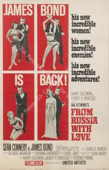Saltzman, Harry (Producer), From Russia With Love, 1963 | Poster | CinemaEducation | 00790345