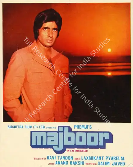 Premji (Producer), Majboor, 1974 | Song-Synopsis Booklet | CinemaEducation | 00778799