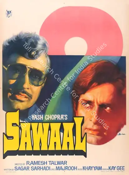 Chopra, Yash (Producer), Sawaal, 1982 | Full Sheet Poster | CinemaEducation | 00767109
