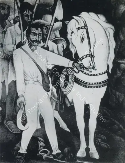 Rivera, Diego (Artist). Emiliano Zapata. Lithograph, 1935 | Marg, June 1953 | Graphic Art | FineArts | 00673970
