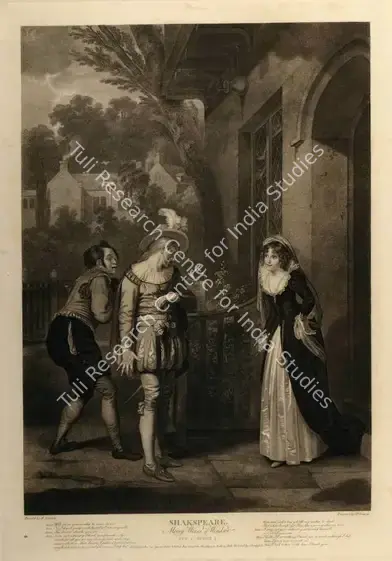 Smirke, After Robert (Artist). Merry Wives of Windsor -  Act I, Scene I. 1793 | Aquatint | PopCulture | 00092183