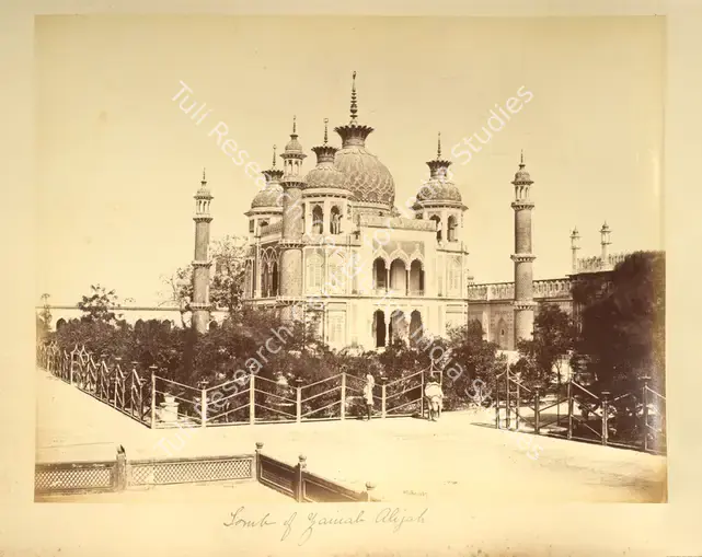 Baker, William (Photographer). Tomb of Zenab Aliya, wife of , Lucknow. Albumen print pasted on mount, c.1865 | Antiquarian Photograph | Photography | 00115104
