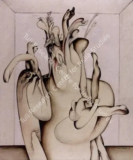 Parekh, Manu (Artist). Portrait of a Landscape II. Oil on canvas, 1978 | Painting  | 00877301
