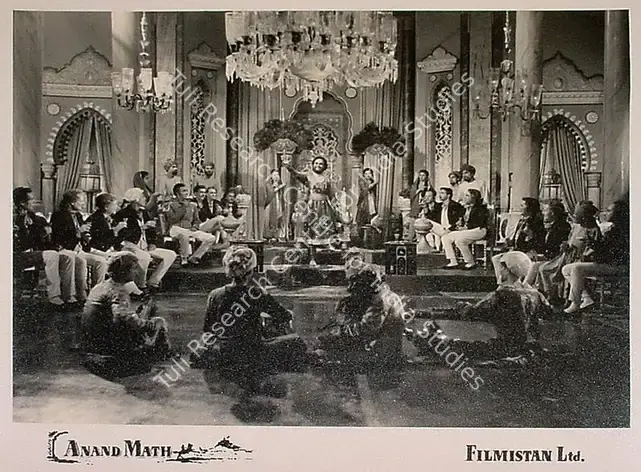 Dronacharya (Cinematographer), Anand Math, 1952 | Lobby Card | CinemaEducation | 00809244