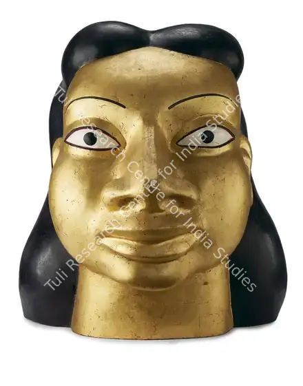 Reddy, Ravinder (Artist). Untitled. Polyester, resin, fibreglass, painted & gilded, 1990-1991 | Sculpture | FineArts | 00352329