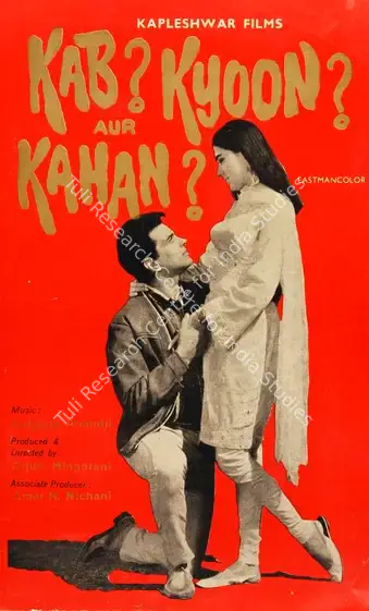 Hingorani, Arjun (Producer), Kab Kyoon Aur Kahan, 1980 | Song-Synopsis Booklet | CinemaEducation | 00865246
