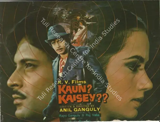 Ganguly, Rajani (Producer), Kaun Kaisey, 1983 | Song-Synopsis Booklet | CinemaEducation | 00781264