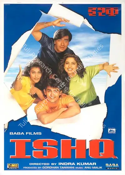 Tanwani, Gordhan (Producer), Ishq, 1997 | Full Sheet Poster | CinemaEducation | 00768317