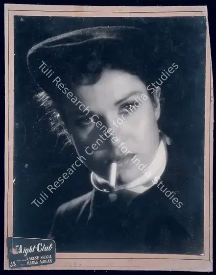 Saigal, Naresh (Director), Night Club, 1958 | Photographic Still Mounted on Lobby Card | CinemaEducation | 00765400