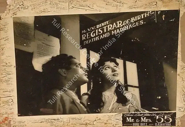 Murthy, V.K. (Cinematographer), Mr And Mrs 55, 1955 | Lobby Card | CinemaEducation | 00820516