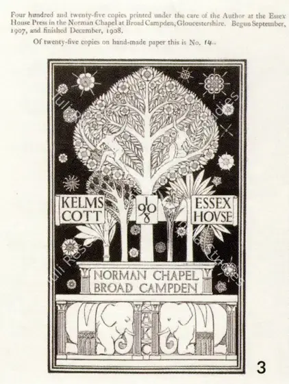 Ashbee, Charles Robert (Artist). Press Mark for Essex House Press. 1908 | Marg, December 2022 - March 2023 | Graphic Art | FineArts | 00675320