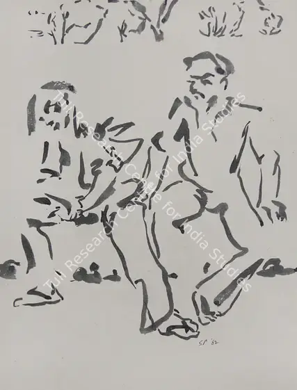 Patwardhan, Sudhir (Artist). Untitled. Ink on paper, 1982 | Drawing | FineArts | 00899996
