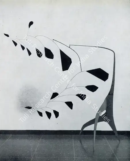 Calder, Alexander (Artist). Black Petals. Metal, 1940 | Marg, December 1956 | Sculpture | FineArts | 00674075