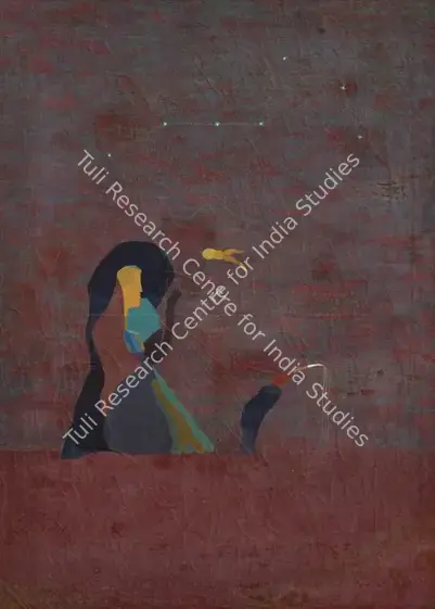 Zharotia, Jai (Artist). Untitled. Oil on canvas, 1981 | Painting | FineArts | 00603686