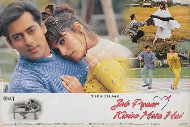 Taurani, Kumar S. (Producer), Jab Pyaar Kisise Hota Hai, 1998 | Lobby Card | CinemaEducation | 00785312