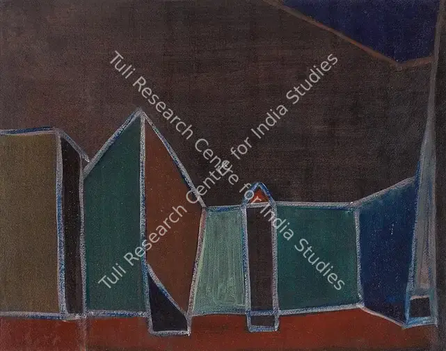 Kulkarni, K.S. (Artist). Untitled. Acrylic on paper, 1978 | Painting | FineArts | 00642133