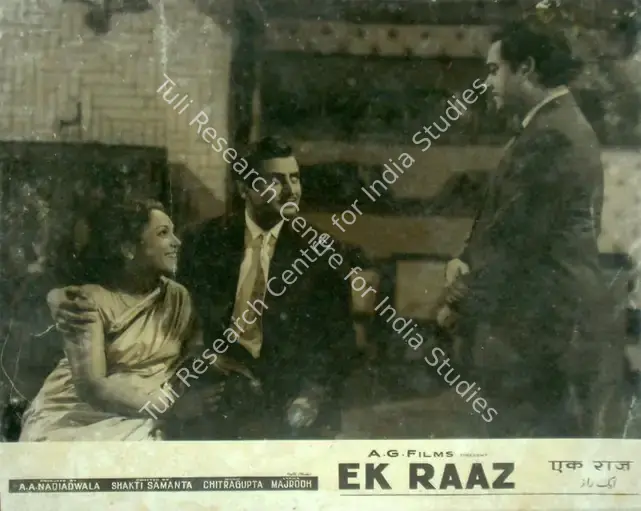 Nadiadwala, A.A. (Producer), Ek Raaz, 1963 | Lobby Card | CinemaEducation | 00816279