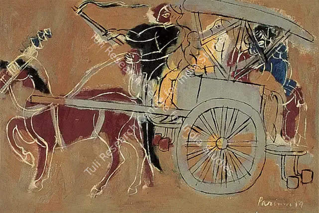 Parimoo, Ratan (Artist). Tonga. Oil on board, 1959 | Painting | FineArts | 00373170