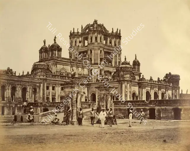 Beato, Felice (Photographer). The Martiniere, Lucknow - India after Mutiny. Albumen print hinged on thin paper, March-April 1858 | Antiquarian Photograph | Photography | 00116334