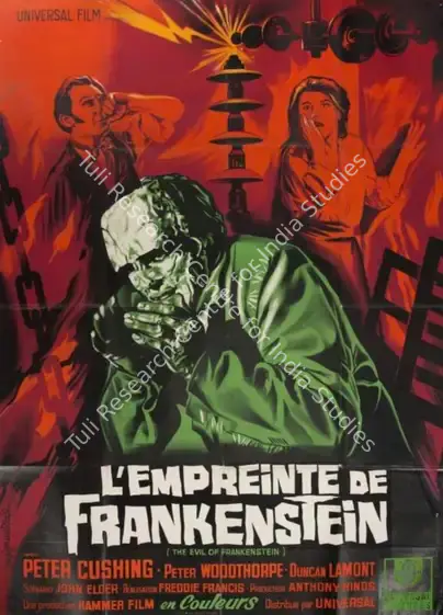 Hinds, Anthony (Producer), The Evil of Frankenstein, 1964 | Poster | CinemaEducation | 00790524