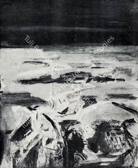 Raza, S.H. (Artist). La Mer. Acrylic on canvas, n.d. | Pictorial Space, 1978 | Painting | FineArts | 00149555