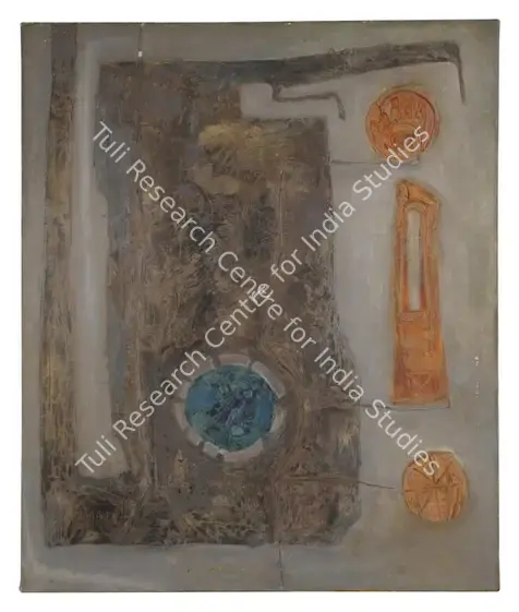 Samant, Mohan (Artist). Untitled. Mixed media on canvas, c. early 1960s | Painting | FineArts | 00353601