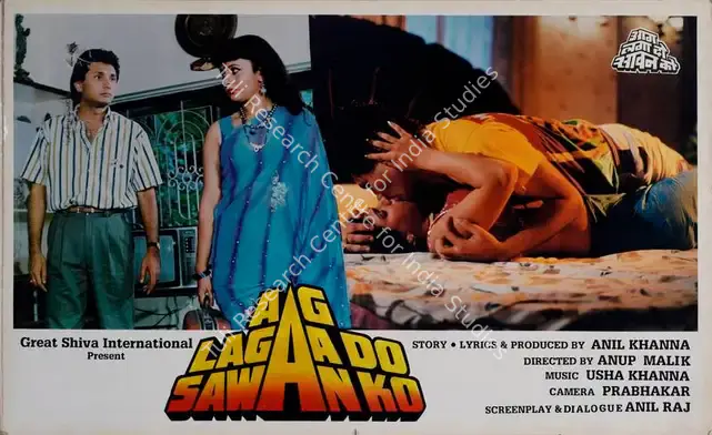 Khanna, Anil (Producer), Aag Lagaa Do Sawan Ko, 1991 | Lobby Card | CinemaEducation | 00782080