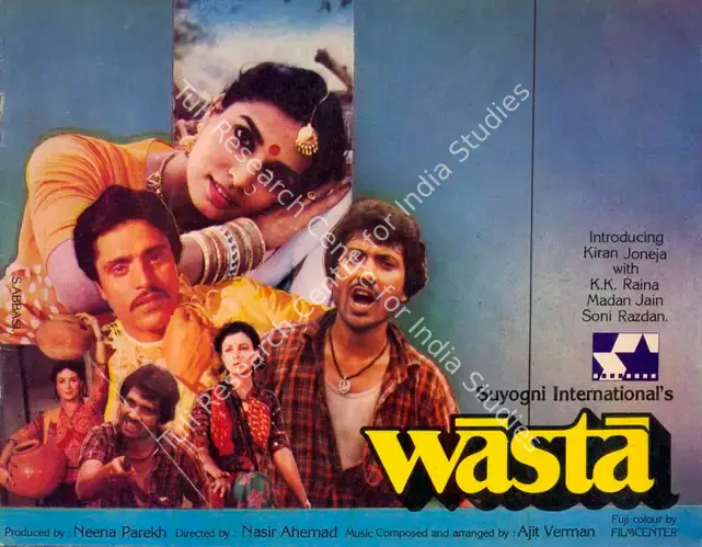 Parekh, Neena (Producer), Wasta, 1989 | Song-Synopsis Booklet | CinemaEducation | 00780984