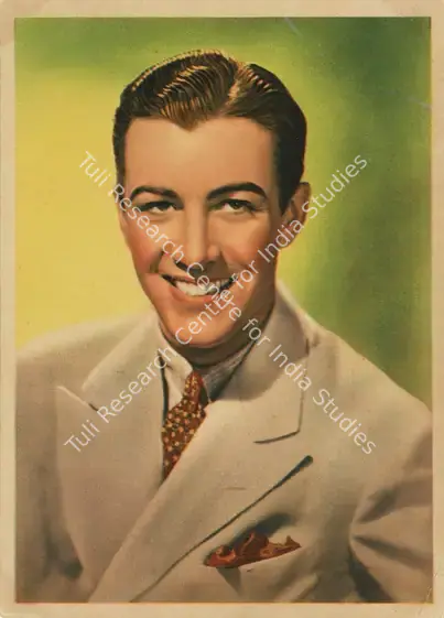 Nestle (Sponsor), Stars of the Silver Screen: Robert Taylor | Trading Card, 1930s | CinemaEducation | 00800321