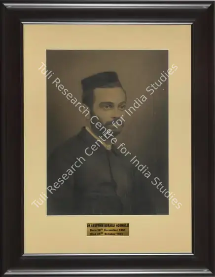 Pithawala, M.F. (Artist). Dr. Ardeshir Dorabji Hormusji (1865-1903). Pastel and pencil on photograph pastel on board, 1905 | Painting | FineArts | 00545898