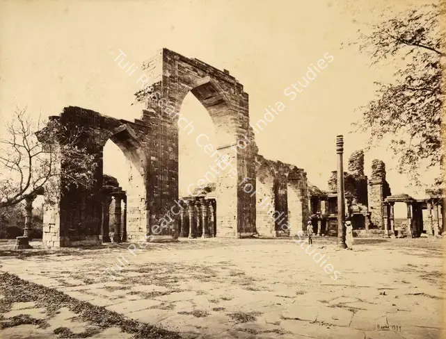 Bourne, Samuel (Photographer). General View of the Arches - From the album 'Views of Delhi and Umballa by Samuel Bourne'. Albumen print pasted on mount, c.1865-1866 | Antiquarian Photograph | Photography | 00115201
