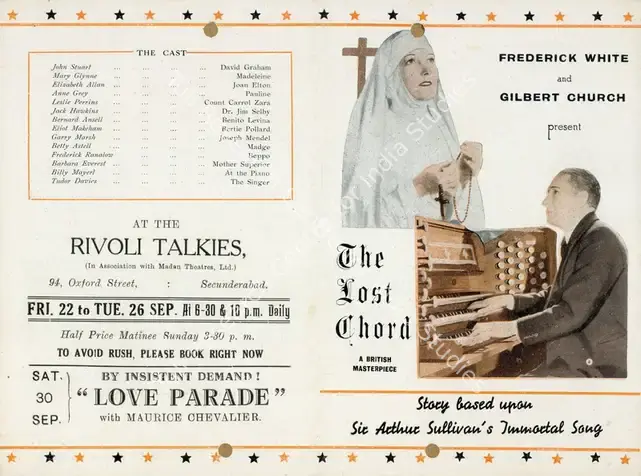 Elvey, Maurice (Director), The Lost Chord, 1933 | Handbill | CinemaEducation | 00894192