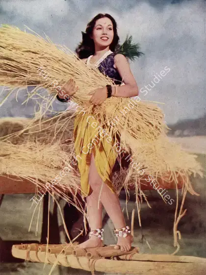 Unknown (Artist), Sitara | Oleograph, August 1942, Filmindia, August 1942 | CinemaEducation | 00858378
