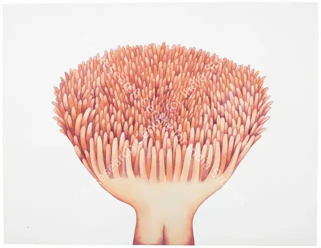 Damani, Minal (Artist). Flower. Watercolor on paper, 2008 | Painting | FineArts | 00340543