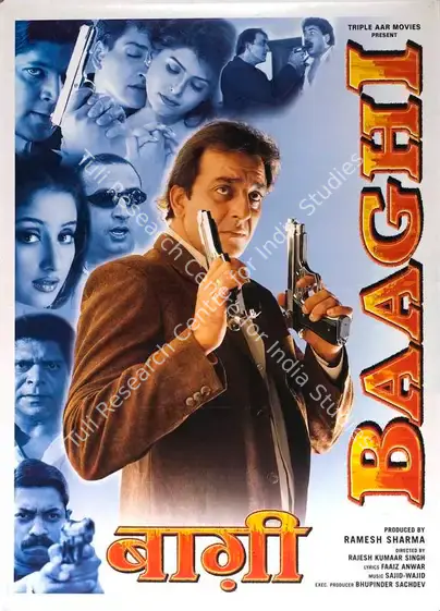 Sharma, Ramesh J. (Producer), Baaghi, 2000 | Full Sheet Poster | CinemaEducation | 00768763
