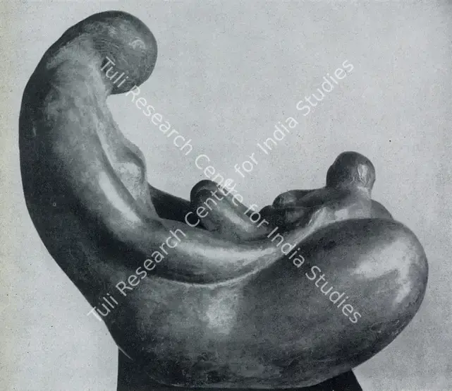 Dagupta, Prodosh (Artist). Cradle. 1950 | Marg, December 1956 | Sculpture | FineArts | 00674041