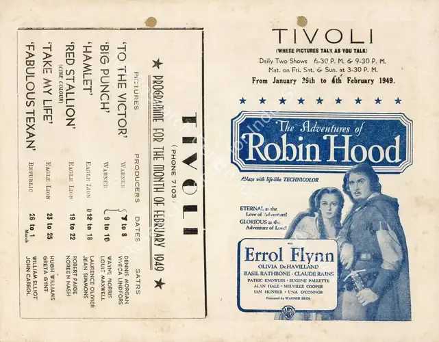 Keighley, William (Director), The Adventures of Robin Hood, 1938 | Handbill | CinemaEducation | 00894120