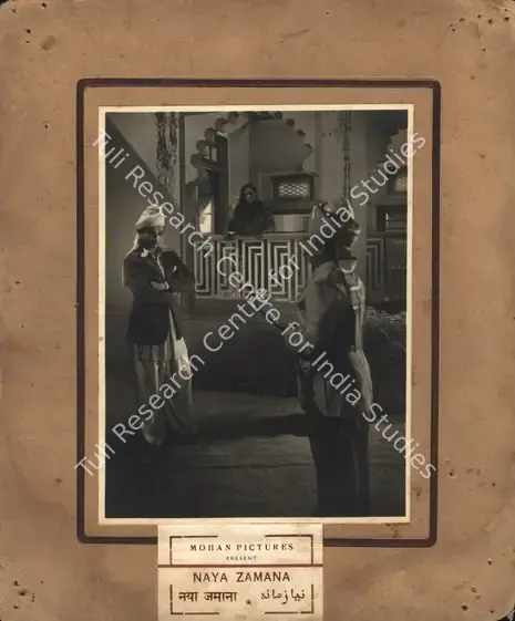 Vakil, Nanubhai B. (Director), Naya Zamana, 1943 | Photographic Still Mounted on Lobby Card | CinemaEducation | 00765390