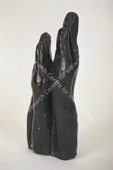Bhagat, Dhanraj (Artist). Study for Gossip. Glazed terracotta, 1960 | Sculpture  | 00860036