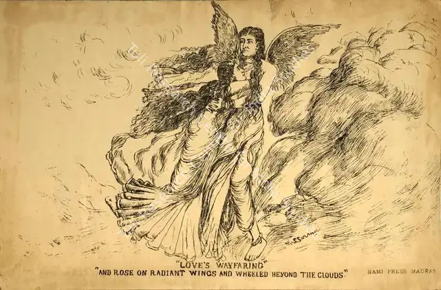 Sarma, M.S. (Artist). Shakuntala 04. Lithographic print on paper | Political Propaganda | PopCulture | 00092380