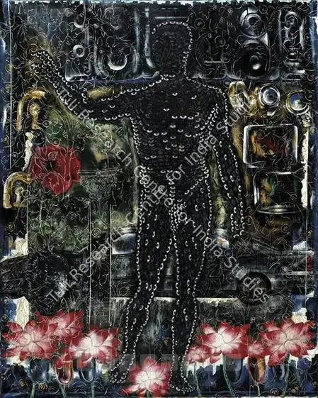 Ramesh, V. (Artist). A Thousand And One Desires. Oil on canvas, 2002 | Painting | FineArts | 00898487