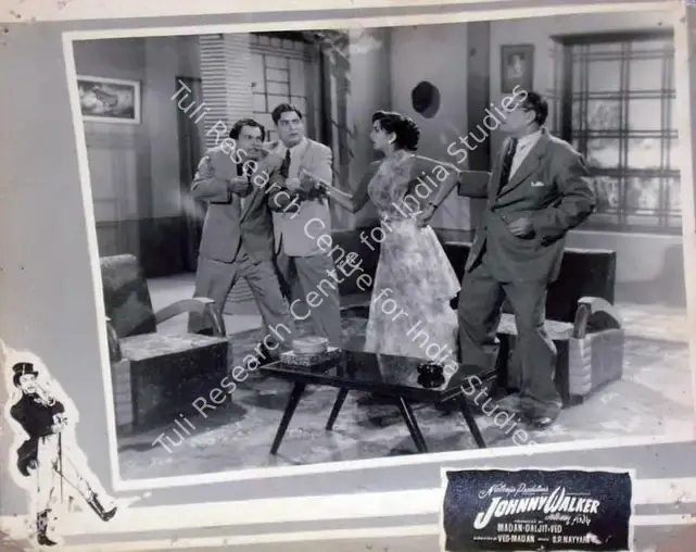 Joshi, T.R. (Cinematographer), Johnny Walker, 1957 | Lobby Card | CinemaEducation | 00818405
