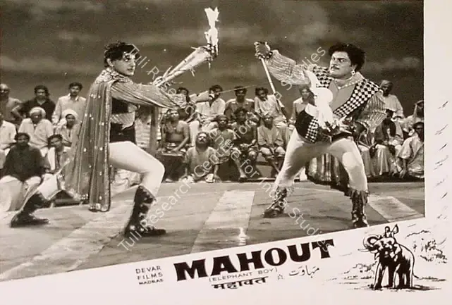 Thirumugam, M.A. (Director), Mahout, 1961 | Lobby Card | CinemaEducation | 00819771