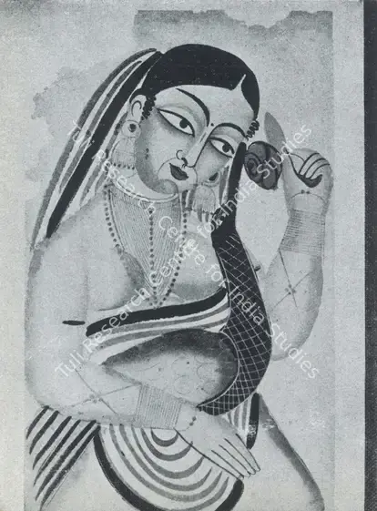 Unknown (Artist). Woman with Peacock. 1875 | Marg, July 1952 | Painting | FineArts | 00674707