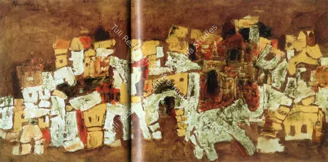 Husain, M.F. (Artist). Udaipur. Oil on panel, 1962 | Painting | FineArts | 00899390
